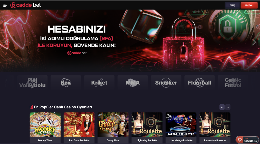 Caddebet Bonusları